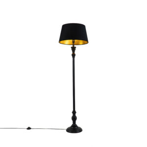Klasická stojací lampa černá – Classico