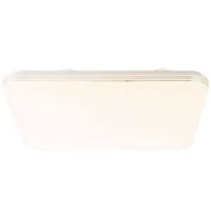 LED stropní svítidlo Ariella bílá/chrom 54 x 54 cm