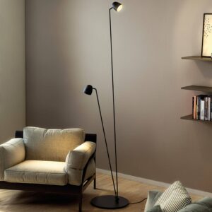 Flexibilní LED stojací lampa Speers F černá