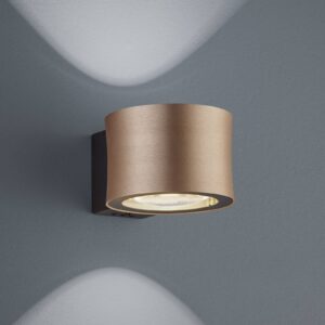 BANKAMP Impulse LED nástěnné světlo růžově-zlatá