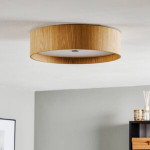 Dřevěné stropní svítidlo Lara wood s LED 43 cm
