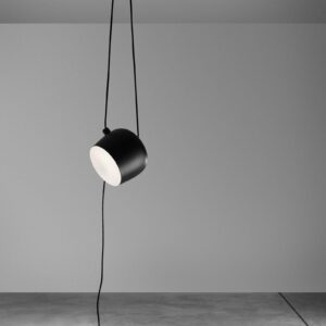 FLOS Aim – LED design závěsné světlo, černá