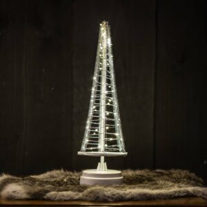 Stromek Santa’s Tree, stříbrný drát, výška 33,5 cm