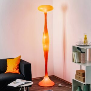 Kundalini E.T.A. – vyhledávaná stojací lampa oranž