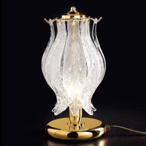 Stolní lampa Petali se sklem Murano 31 cm