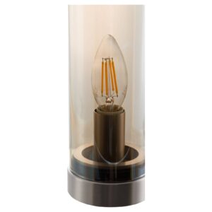 Skleněná stolní lampa Bottle
