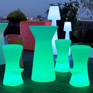 Newgarden Corfu LED barová židle solární+baterie