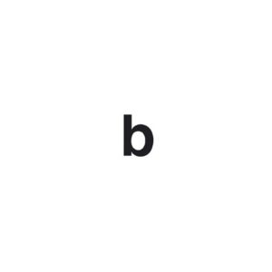 Samolepicí písmeno b