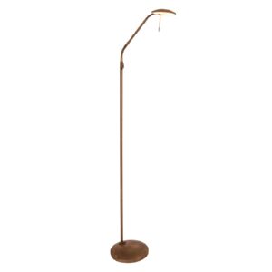 Bronzový povrch – stojací lampa LED Zenith stmívač