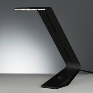 TECNOLUMEN Flad – stolní lampa LED, černá