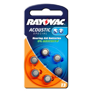 Rayovac 13 Acoustic 1,4V 310m/Ah knoflíková buňka