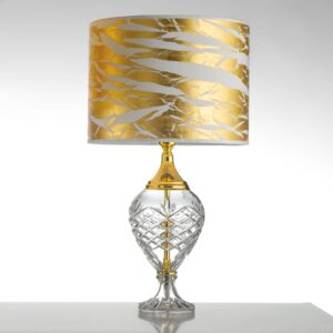 Stolní lampa Belle Epoque, 59 cm zlatá