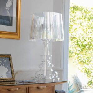Kartell Bourgie – LED stolní lampa, průhledná