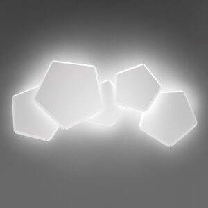 LED nástěnné světlo Pleiadi bílé