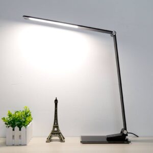 LED stolní lampa Starglass se skleněným podstavcem