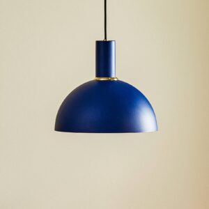 Závěsné světlo Selma, jeden zdroj, modré Ø 22 cm