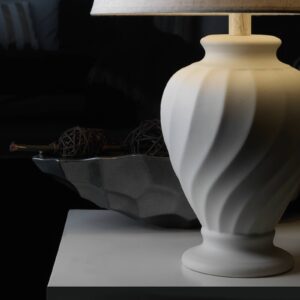 Stolní lampa Vortice z keramiky