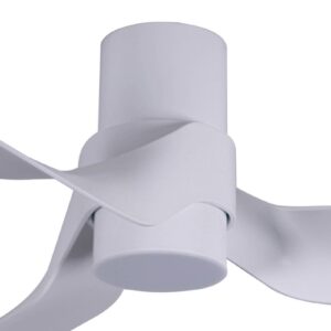 LED stropní ventilátor Nautica, bílá