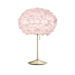 UMAGE Eos medium stolní lampa růžová/mosaz