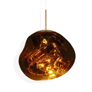 Tom Dixon Melt LED závěsné světlo Ø 50 cm zlatá