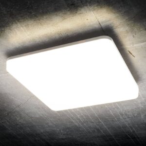 LED stropní svítidlo Pronto, hranaté, 28 x 28 cm