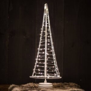 Stromek Santa’s Tree, stříbrný drát, výška 51 cm
