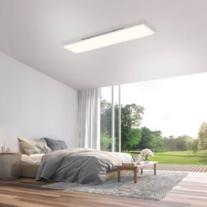 LED stropní světlo Q-FLAG, 120×30 cm, Smart Home