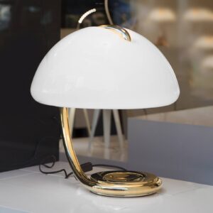 Martinelli Luce Serpente – stolní lampa, zlatá