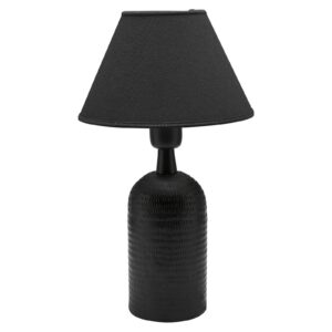 PR Home Riley stolní lampa látkové stínidlo, černá