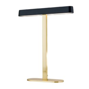 LED stolní lampa Auftakt zlatá/černá