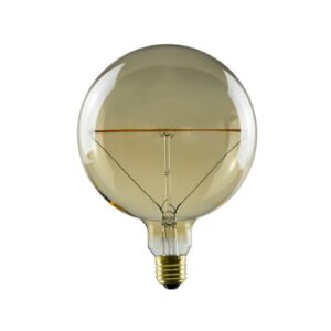 E27 5W LED globe žárovka Ø15cm vintage zlatá 1900K