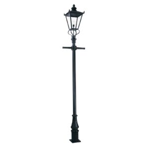 Pouliční svítilna Wilmslow, černá, 1 zdroj, 330 cm