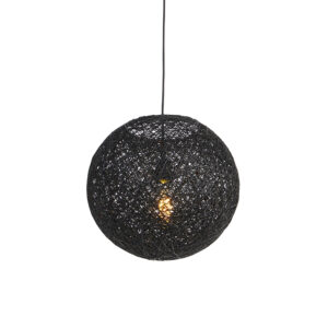 Závěsná lampa černá 35 cm – Corda