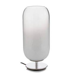 Artemide Gople Mini stolní lampa bílá/stříbrná