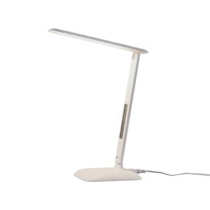 Lindby Ludmilla stolní lampa LED, displej, bílá