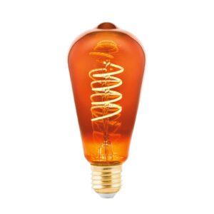 LED žárovka ST64 E27 4W 2 000 K filament měď