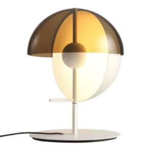 MARSET Theia M LED stolní lampa Ø 32 cm bílá