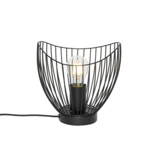 Moderní stolní lampa černá 20 cm – Pua