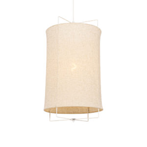 Designová závěsná lampa béžová - Rich