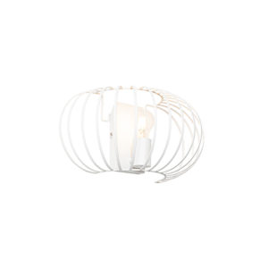 Designová nástěnná lampa bílá 39 cm - Johanna