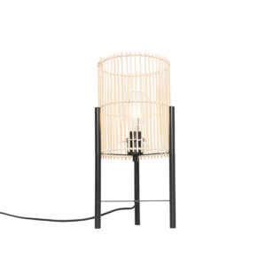 Skandinávská stolní lampa bambus – Natasja