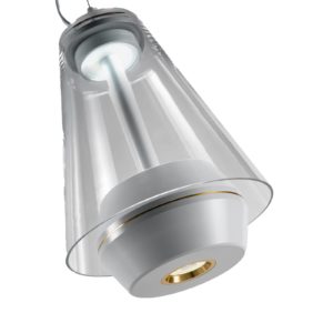 Prandina Shuttle LED stolní lampa IP44 bílá