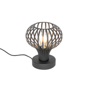 Moderní stolní lampa černá – Sapphira