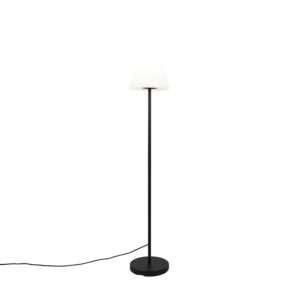 Chytrá moderní venkovní stojací lampa černé odstín bílé včetně Wifi A60 - Virginie