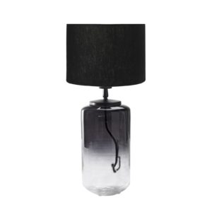 PR Home Gunnie stolní lampa, sklo, černá/čirá