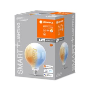 LEDVANCE SMART+ WiFi E27 8W LED G125 čirá 827-865