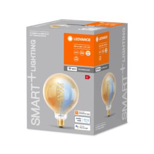 LEDVANCE SMART+ WiFi E27 8W LED G125 zlatá 822-850