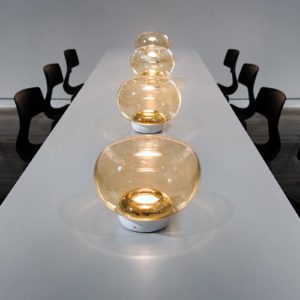 Stilnovo La Mariée LED stolní lampa zlatá/bílá