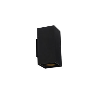 Designová nástěnná lampa černý čtverec - Sab Honey