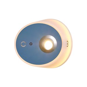 LED nástěnné světlo Zoom, bodovka USB výstup modrá